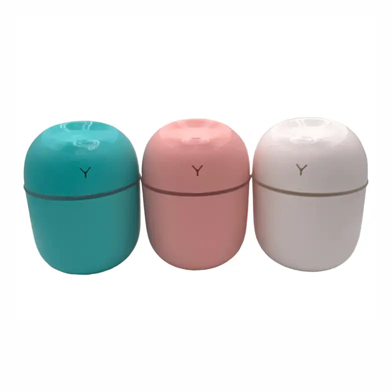 Mini Cool Mist Diffuser/Humidifier, Nightlight, 220ml, Usb