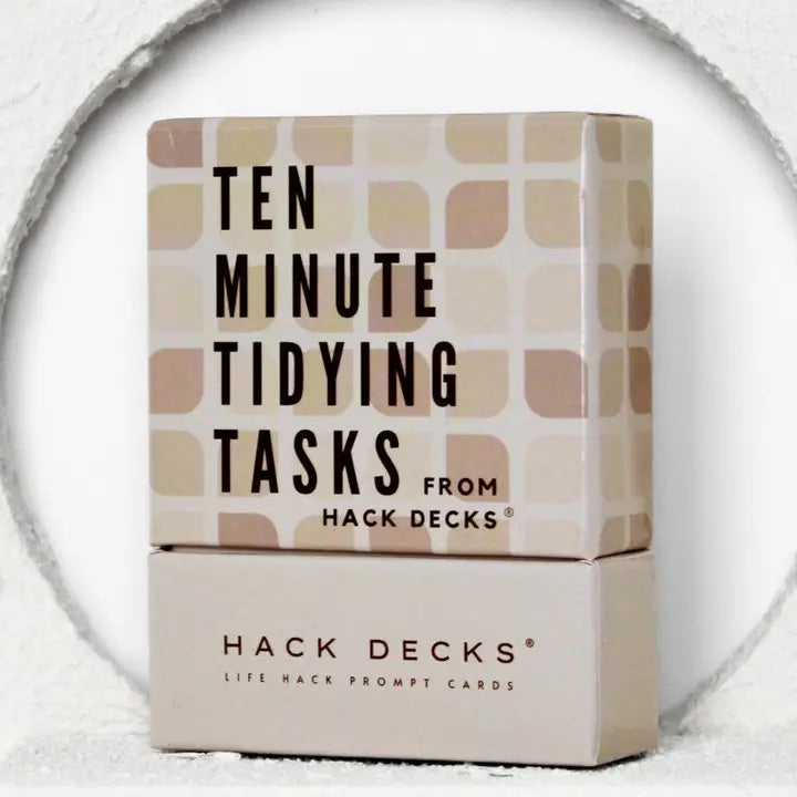 Ten Minute Tidying Tasks Deck