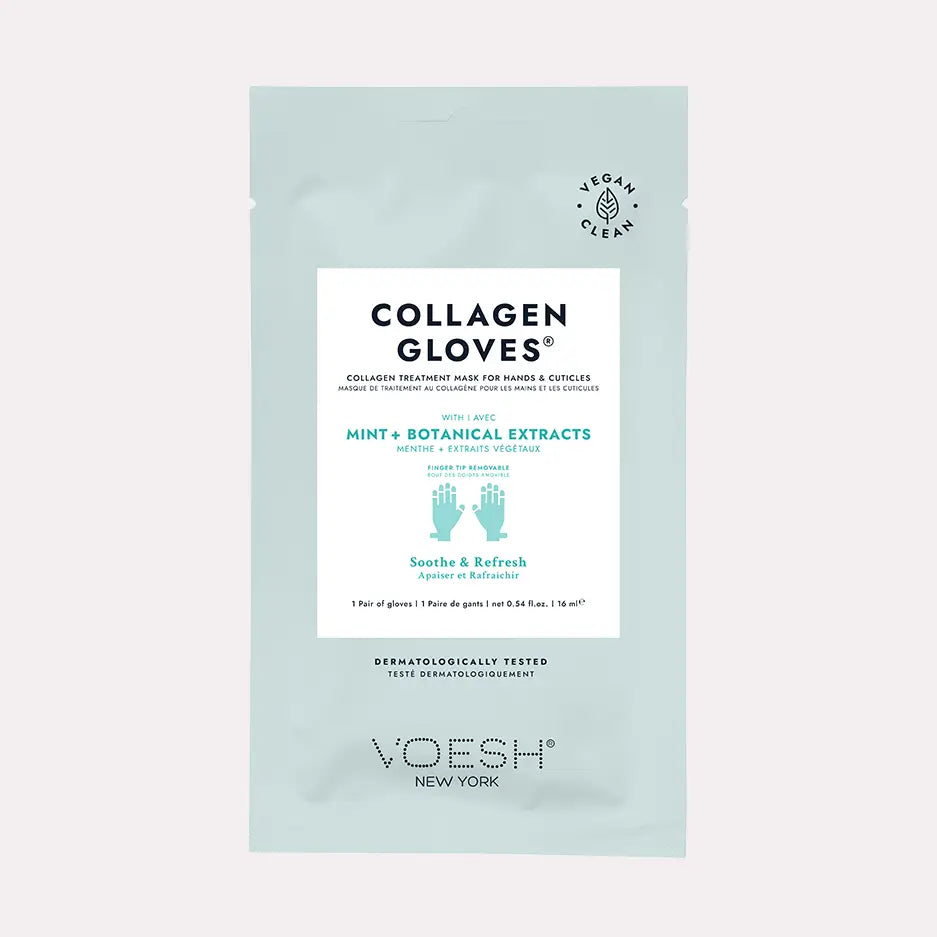 Collagen Gloves with Mint + Botanical Extracts