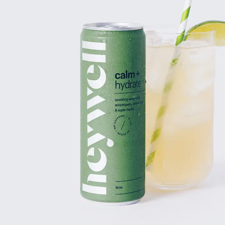 Heywell Calm + Hydrate Sparkling Lime - 12 Pack