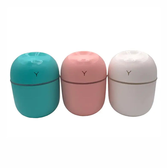 Mini Cool Mist Diffuser/Humidifier, Nightlight, 220ml, Usb